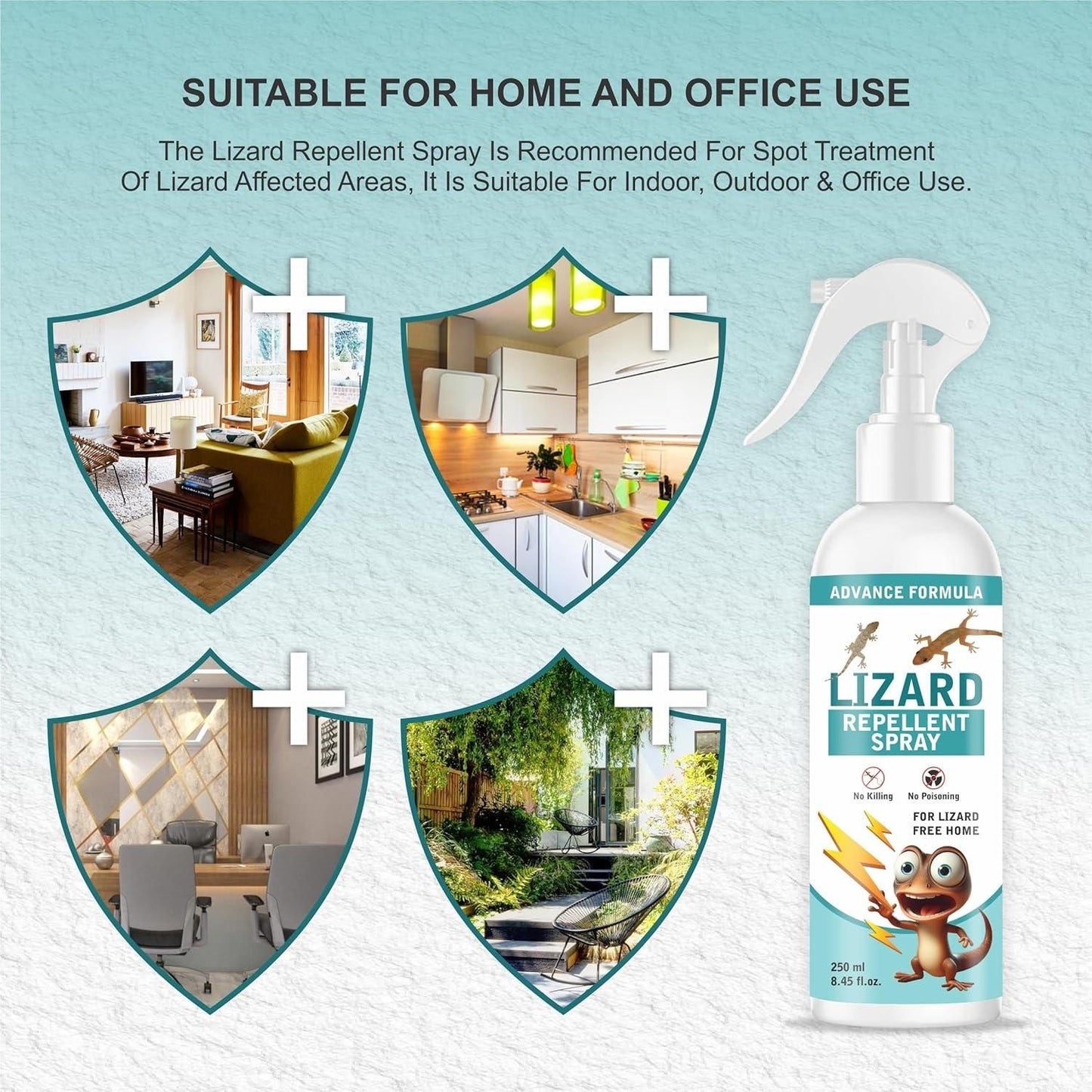 Lizard Repellent for Home Spray Pest Control 250ML - BUY 1 GET 1 FREE