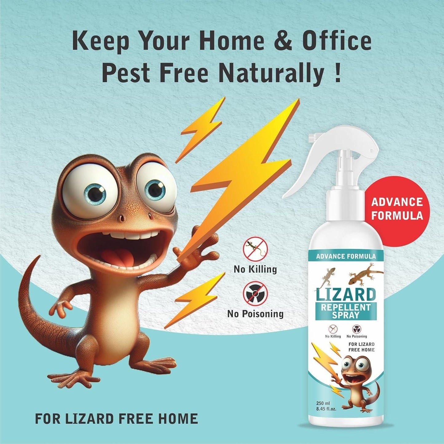 Lizard Repellent for Home Spray Pest Control 250ML - BUY 1 GET 1 FREE